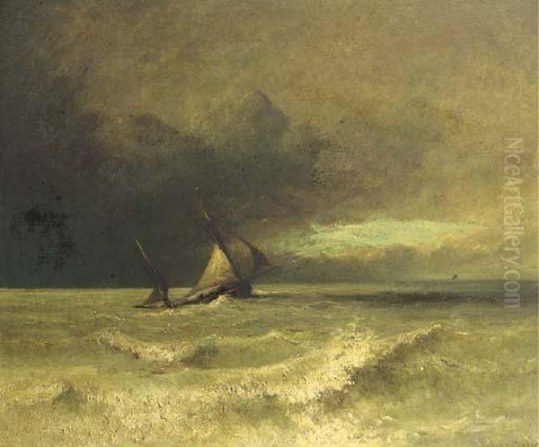 Avant La Tempete Oil Painting by Jules Dupre