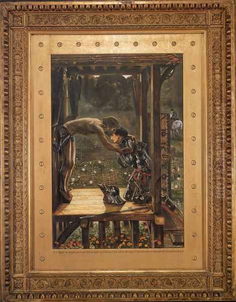 The Merciful Knight Oil Painting by Sir Edward Coley Burne-Jones