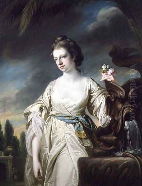 Portrait of Mrs Richard Miles Oil Painting by Francis Cotes