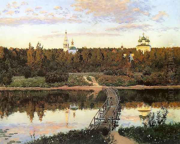 The Quiet Abode 1890 Oil Painting by Isaak Ilyich Levitan