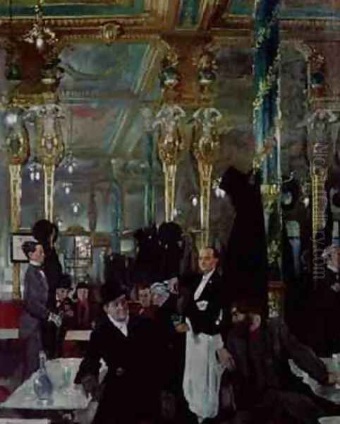 Cafe Royal, London, 1912 Oil Painting by Sir William Newenham Montague Orpen