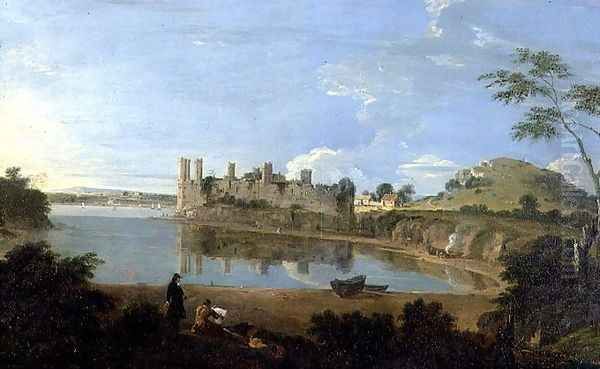 Caernarvon Castle, c.1745-50 Oil Painting by Richard Wilson