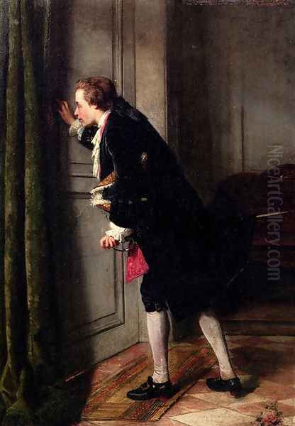 Peeping Tom Oil Painting by Jean Carolus