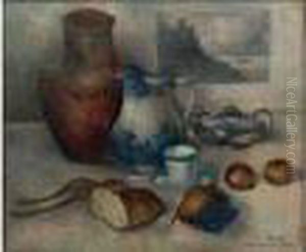 Nature Morte Au Pichet Oil Painting by Paul-Elie Gernez