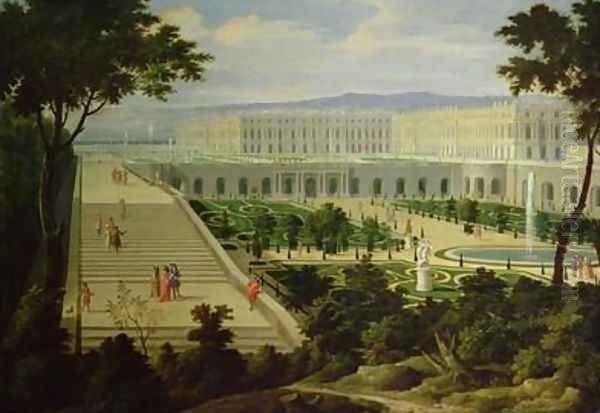 The Orangery at Versailles Oil Painting by Pierre-Denis Martin