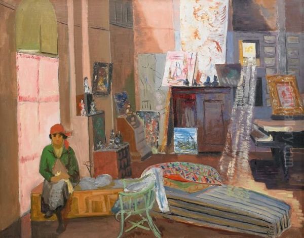 Atelier Oil Painting by Isaac Grunewald