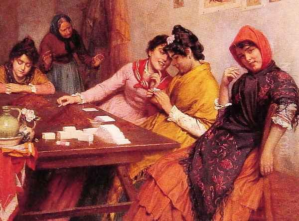 The Cigarette Makers of Seville Oil Painting by John Bagnold Burgess