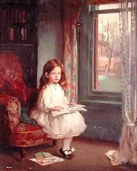 Portrait of Clara Hughes, 1902 Oil Painting by Sir William Newenham Montague Orpen