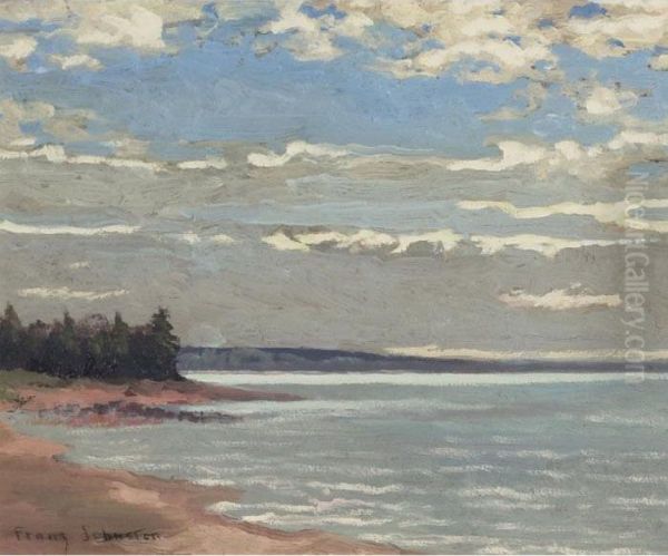 Balm Beach - Georgian Bay, Summer Oil Painting by Franz Hans Johnston