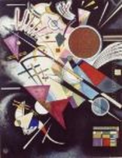 Kompozycja (1924) Oil Painting by Wassily Kandinsky