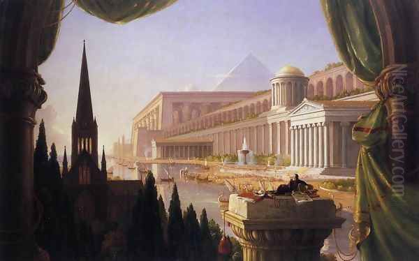 The Architect's Dream 1840 Oil Painting by Thomas Cole