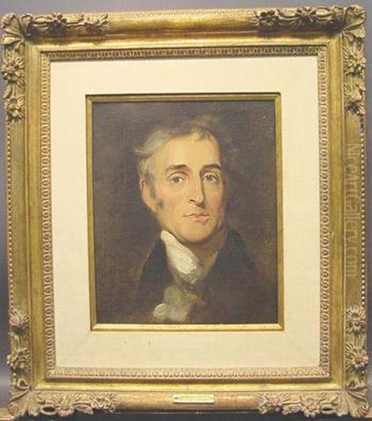 Portrait Of Arthur Wellesley, First Duke Of Wellington Oil Painting by Sir Thomas Lawrence