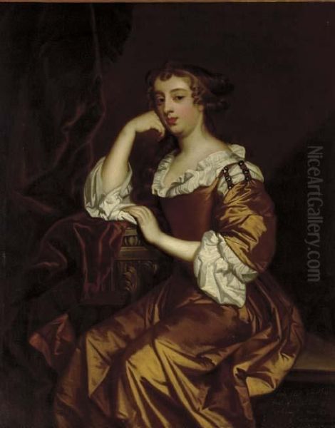 Portrait Of Lady Elizabeth Wriothesly Oil Painting by Sir Peter Lely