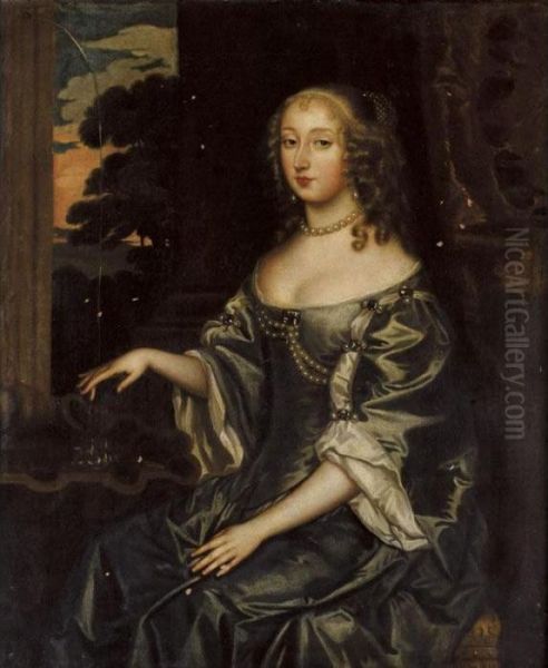 Portrait Of A Lady Oil Painting by Sir Peter Lely