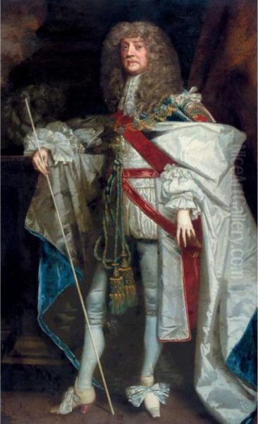 Portrait Of Henry Jermyn, 1st Earl Of St Albans (1604-1684) Oil Painting by Sir Peter Lely