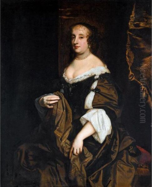 Portrait Of A Lady, Said To Be Anne Hyde, Duchess Of York Oil Painting by Sir Peter Lely