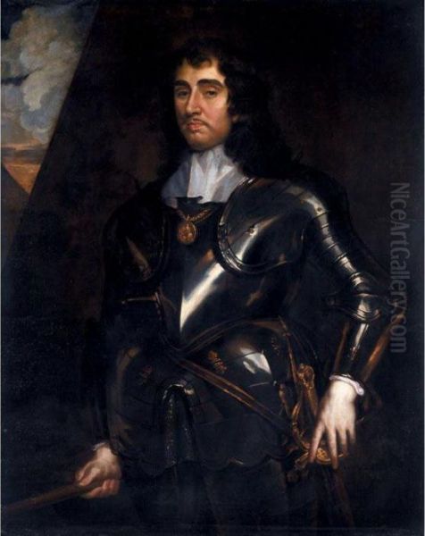 Portrait Of General Monck, 1st Duke Of Albemarle (1608-1670) Oil Painting by Sir Peter Lely