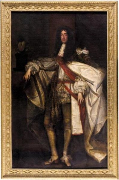 Portrait Of King Charles Ii Oil Painting by Sir Peter Lely