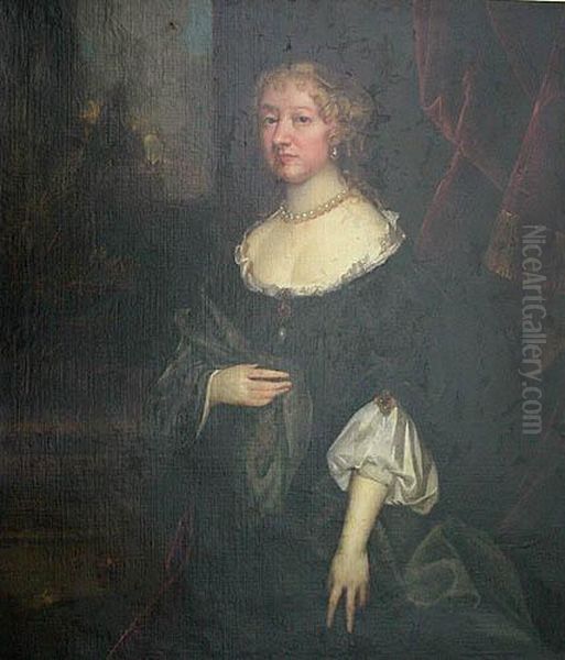 Portret Damy Oil Painting by Sir Peter Lely