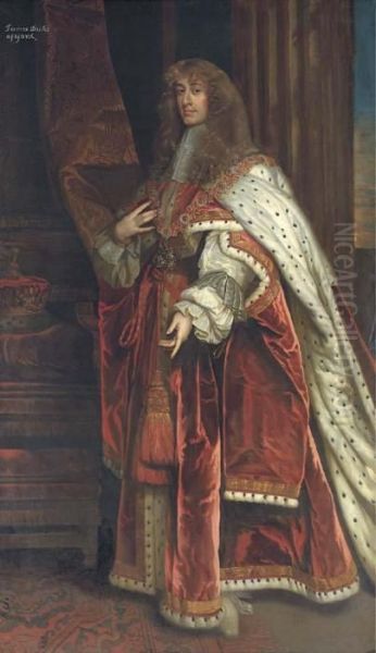 Portrait Of King James Ii Oil Painting by Sir Peter Lely