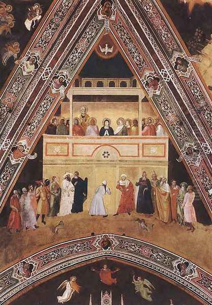 Descent of the Holy Spirit Oil Painting by Andrea Bonaiuti da Da Firenze