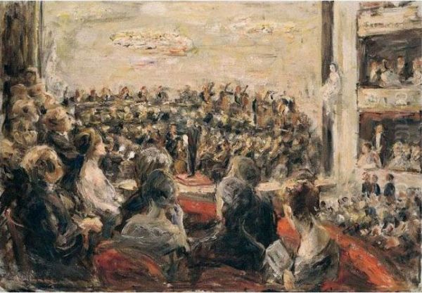 Konzert In Der Oper (concert At The Opera) Oil Painting by Max Liebermann