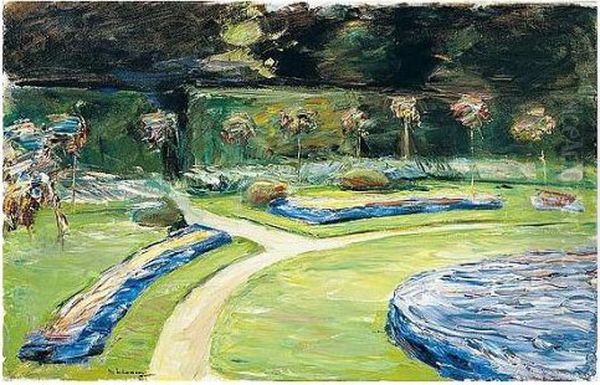 Wannseegarten (wannsee Garden) Oil Painting by Max Liebermann