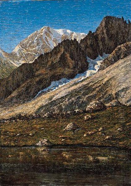 Paesaggio Montano Oil Painting by Italian School