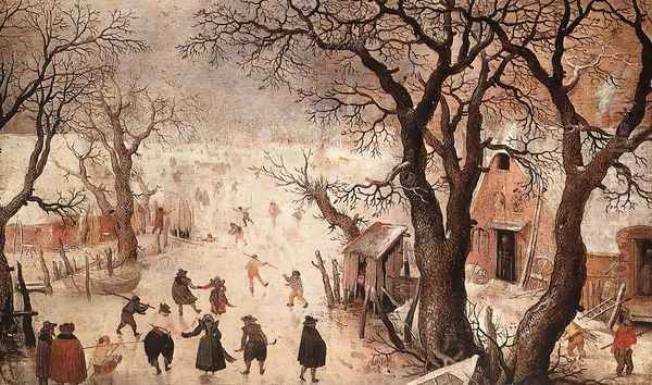 Winter Landscape 2 Oil Painting by Hendrick Avercamp