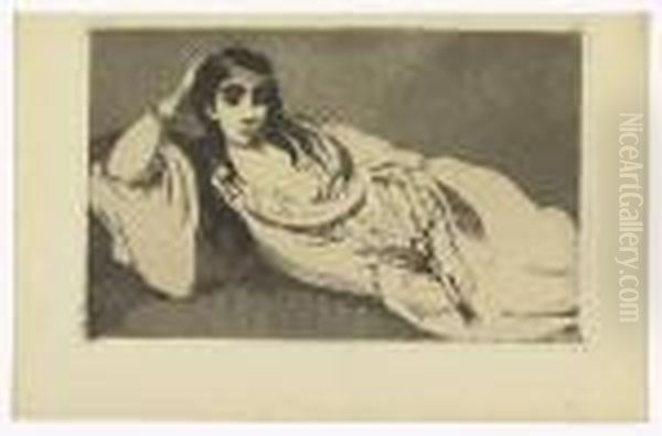 Odalisque Oil Painting by Edouard Manet