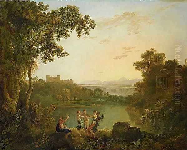 Apollo and the Seasons Oil Painting by Richard Wilson