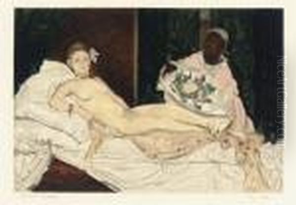 Olympia Oil Painting by Edouard Manet