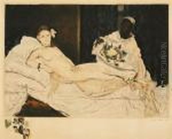 Olympia Oil Painting by Edouard Manet