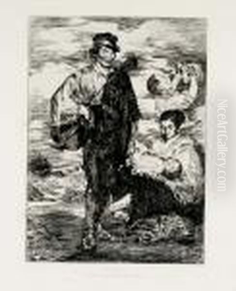 Les Gitanos Oil Painting by Edouard Manet