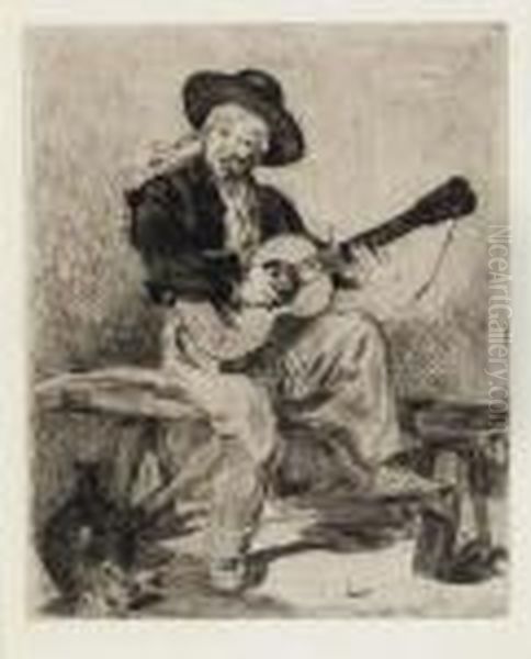 Le Guitarero Oil Painting by Edouard Manet