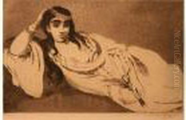 L'odalisque Oil Painting by Edouard Manet