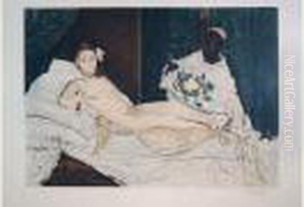 <olympia>. Oil Painting by Edouard Manet