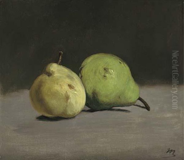 Deux Poires Oil Painting by Edouard Manet