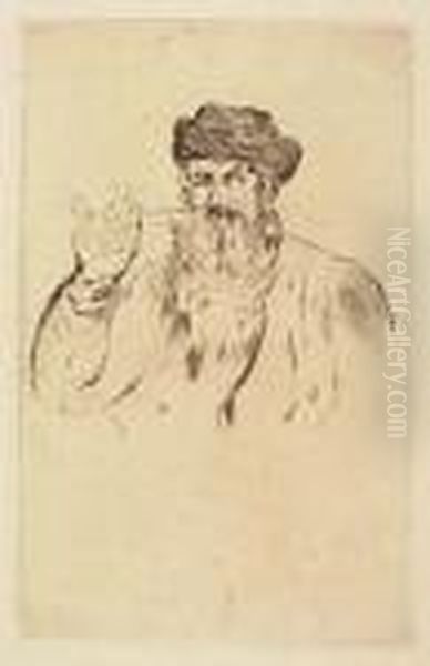 Le Fumeur<</b> Oil Painting by Edouard Manet