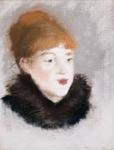 Tte De Femme
Pastel On Primed Canvas Oil Painting by Edouard Manet