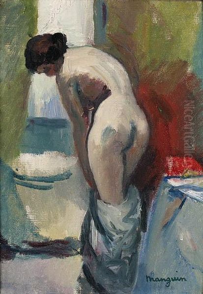 Petit Nu Debout Oil Painting by Henri Charles Manguin