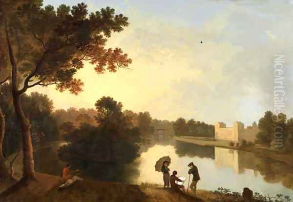 Wilton House from the South-east, c.1758-60 Oil Painting by Richard Wilson