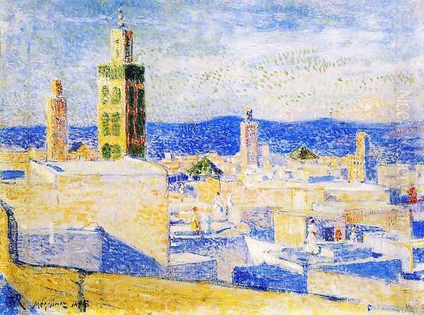 View of Meknes, Morocco I Oil Painting by Theo van Rysselberghe