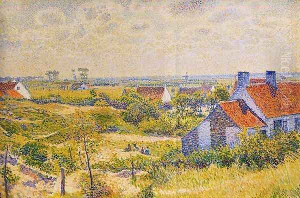 Summer Landscape of the Moor Oil Painting by Theo van Rysselberghe