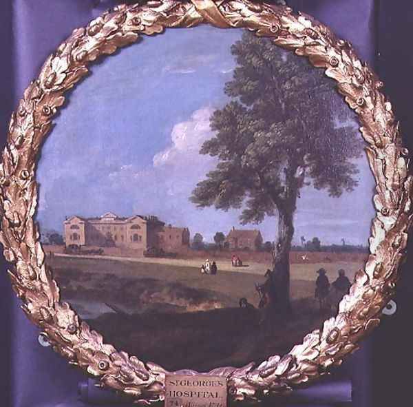 St. Georges Hospital, 1746 Oil Painting by Richard Wilson