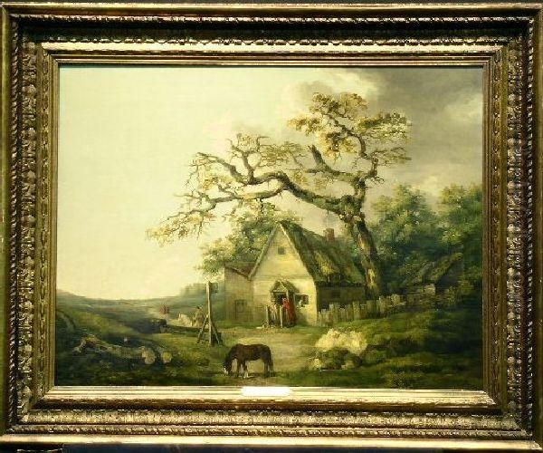 A Country Inn Oil Painting by George Morland