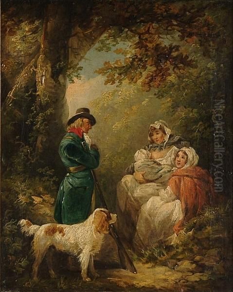 The Lucky Sportsman Oil Painting by George Morland