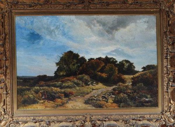 The Path Across Aln Common Oil Painting by Sidney Richard Percy