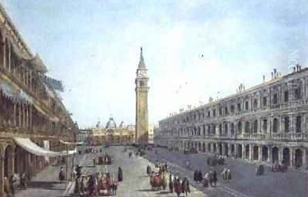 St Marks Square Oil Painting by Michele Marieschi