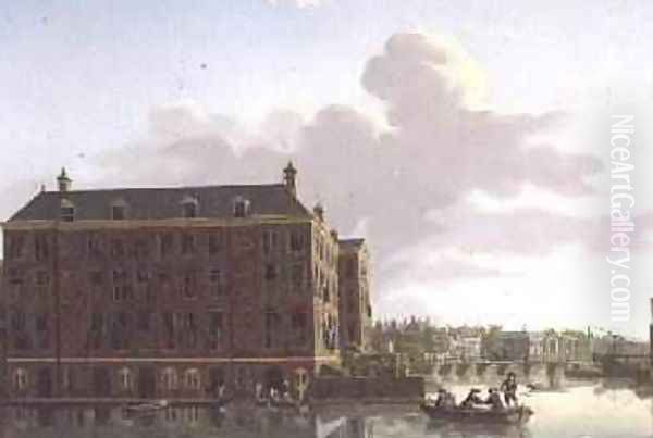 A View of Amsterdam, 1779 Oil Painting by Isaak Ouwater